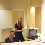 Paige and Ellen, Front desk, Florida Oral & Maxillofacial Surgery Specialists