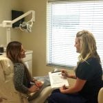 Exam room with Maria and Ellen, Florida Oral & Maxillofacial Surgery Specialists